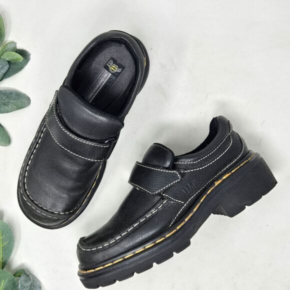 DR. MARTENS Monk Strap Lug Sole Platform Loafer Size 5 UK - Picture 2 of 12